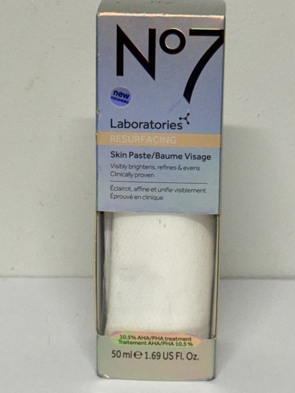No7 Laboratories Resurfacing Skin Paste 10.5% AHA PHA 50ml 1.69oz NEW